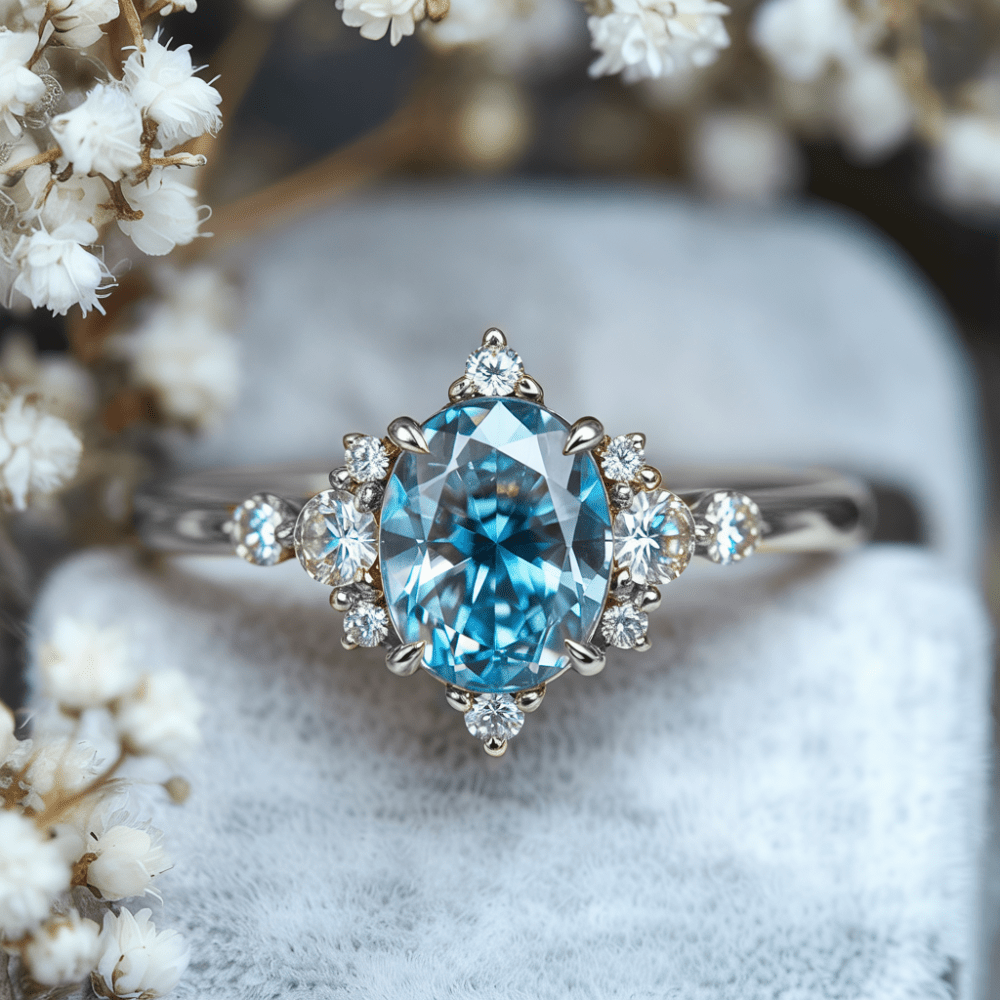 Glacier Flame Ring - Oore Jewelry