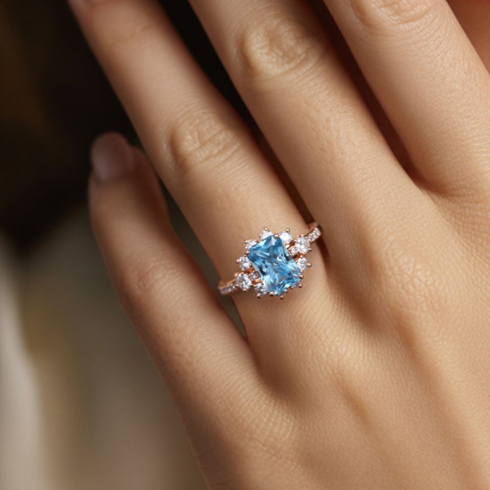 Lunar Frost Ring - Oore Jewelry
