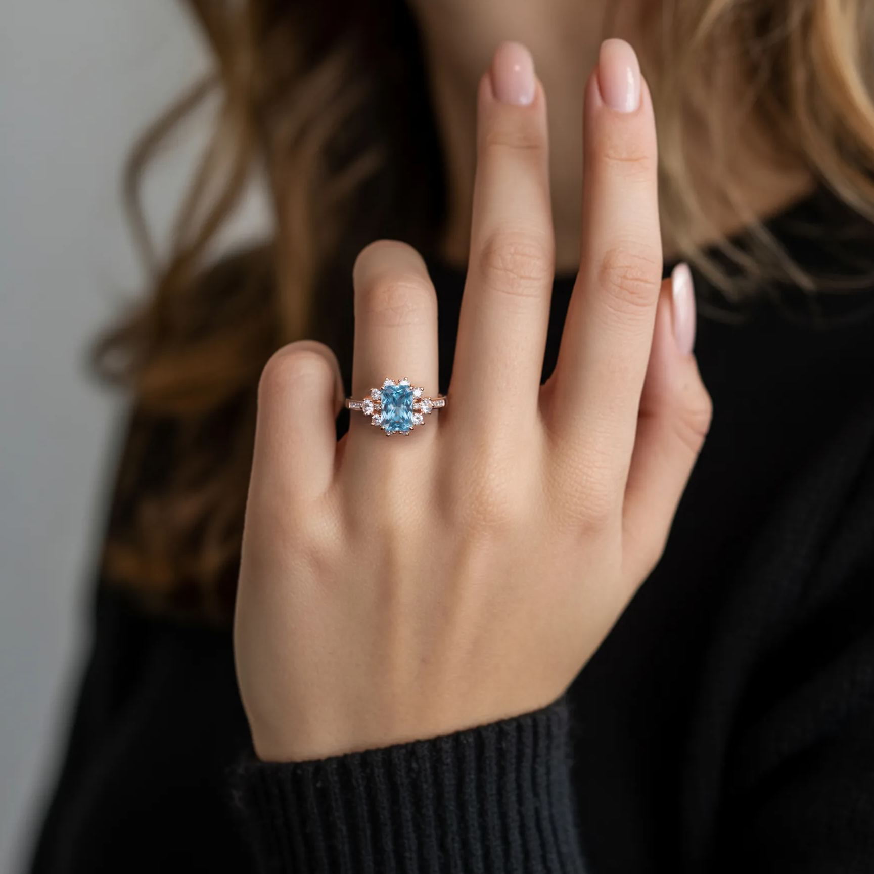 Lunar Frost Ring - Oore Jewelry