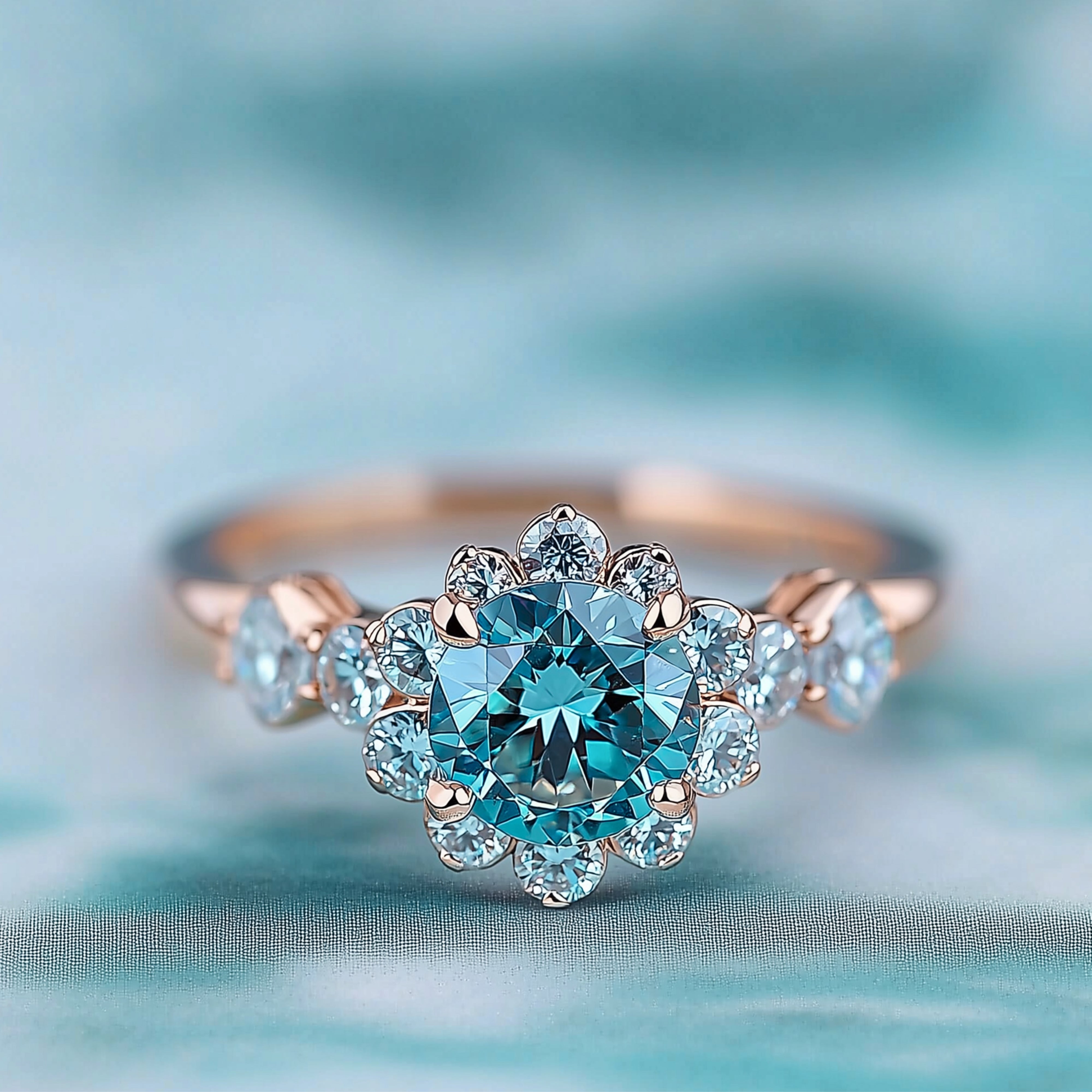 Nova Gleam 925 Sterling Silver Engagement Ring