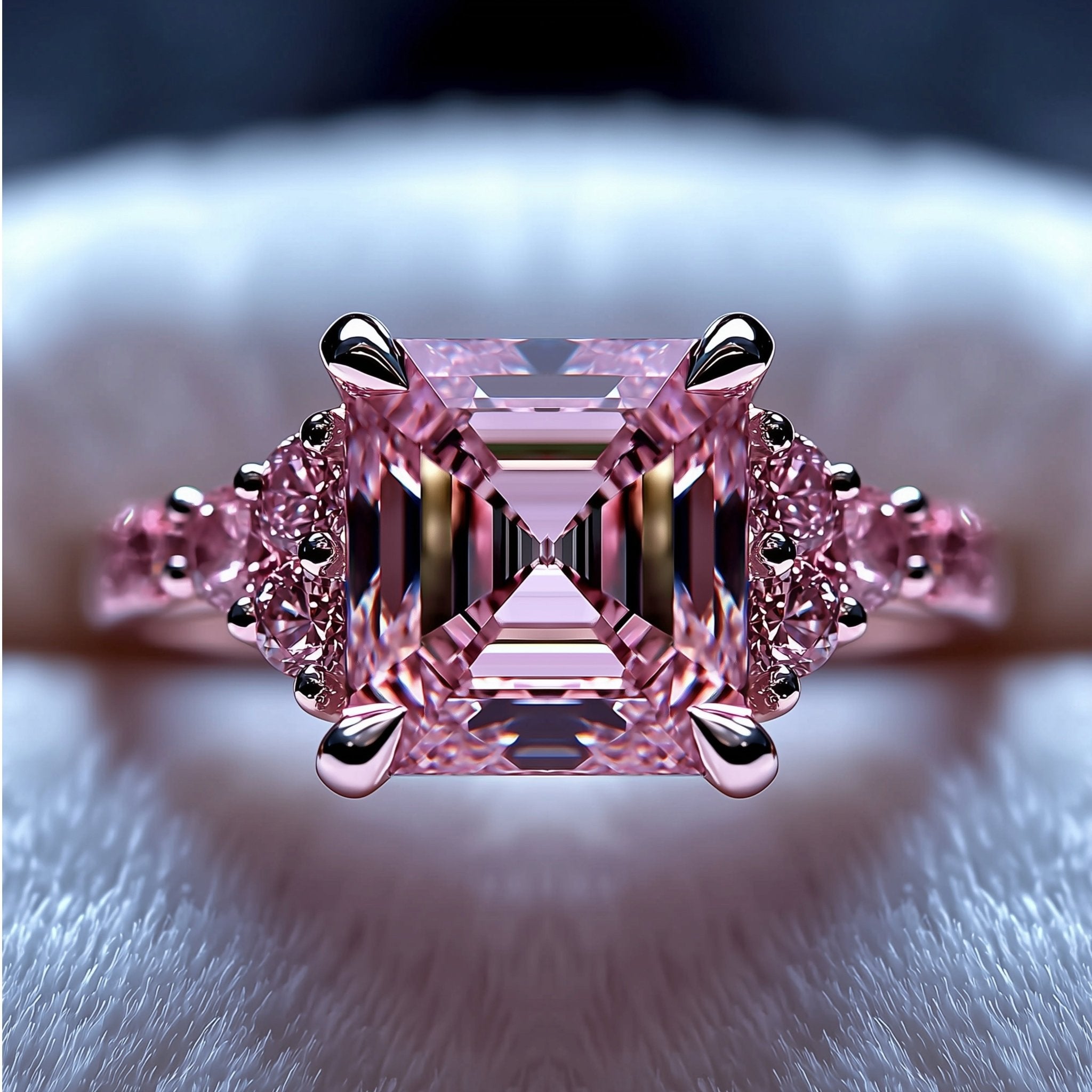 Celestial Tide 925 Sterling Silver Engagement Ring