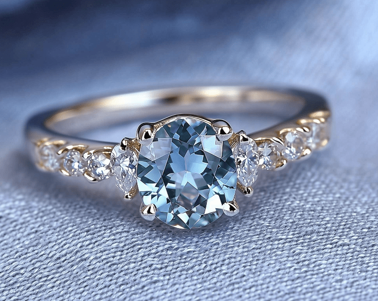 Aurora Kiss 925 Sterling Silver Engagement Ring