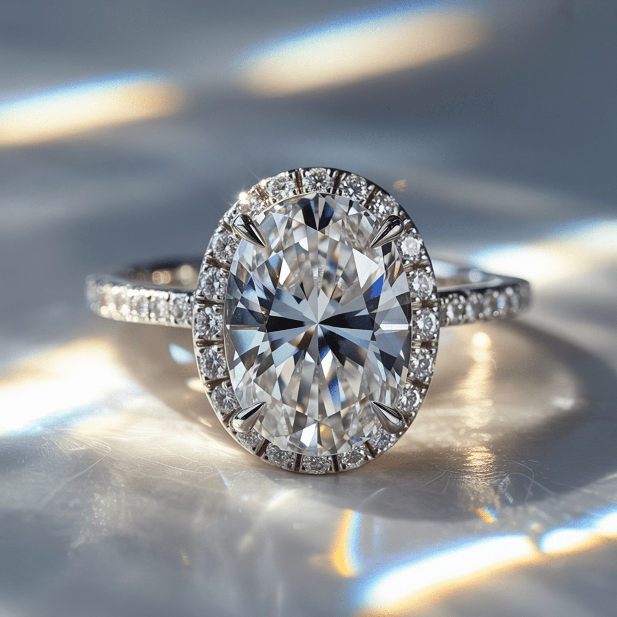 Twilight Halo Ring - Oore Jewelry
