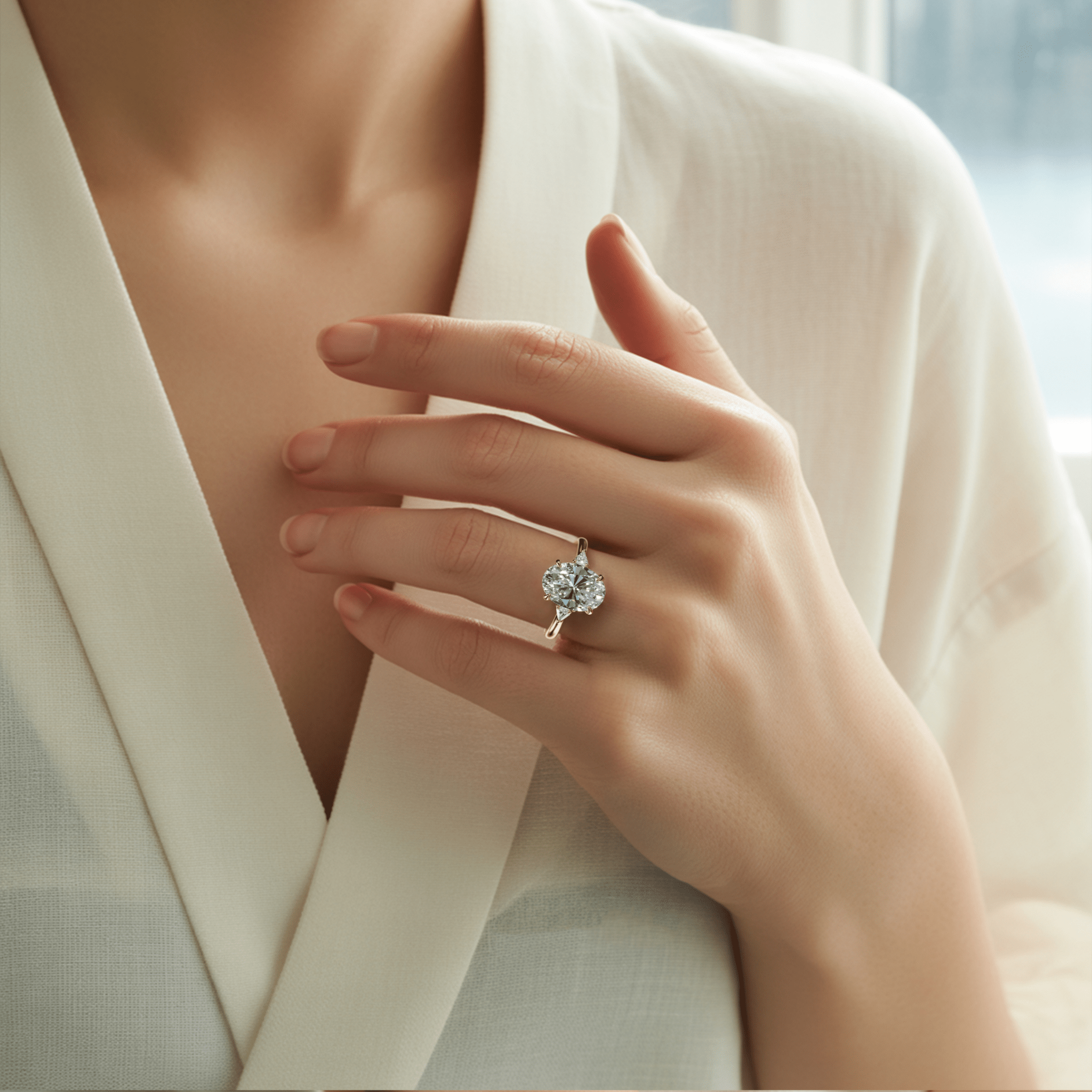 Frosted Flame Ring - Oore Jewelry