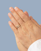 Unique Celtic knot 18K Rose Gold Wedding band lrish inspired ring For Men