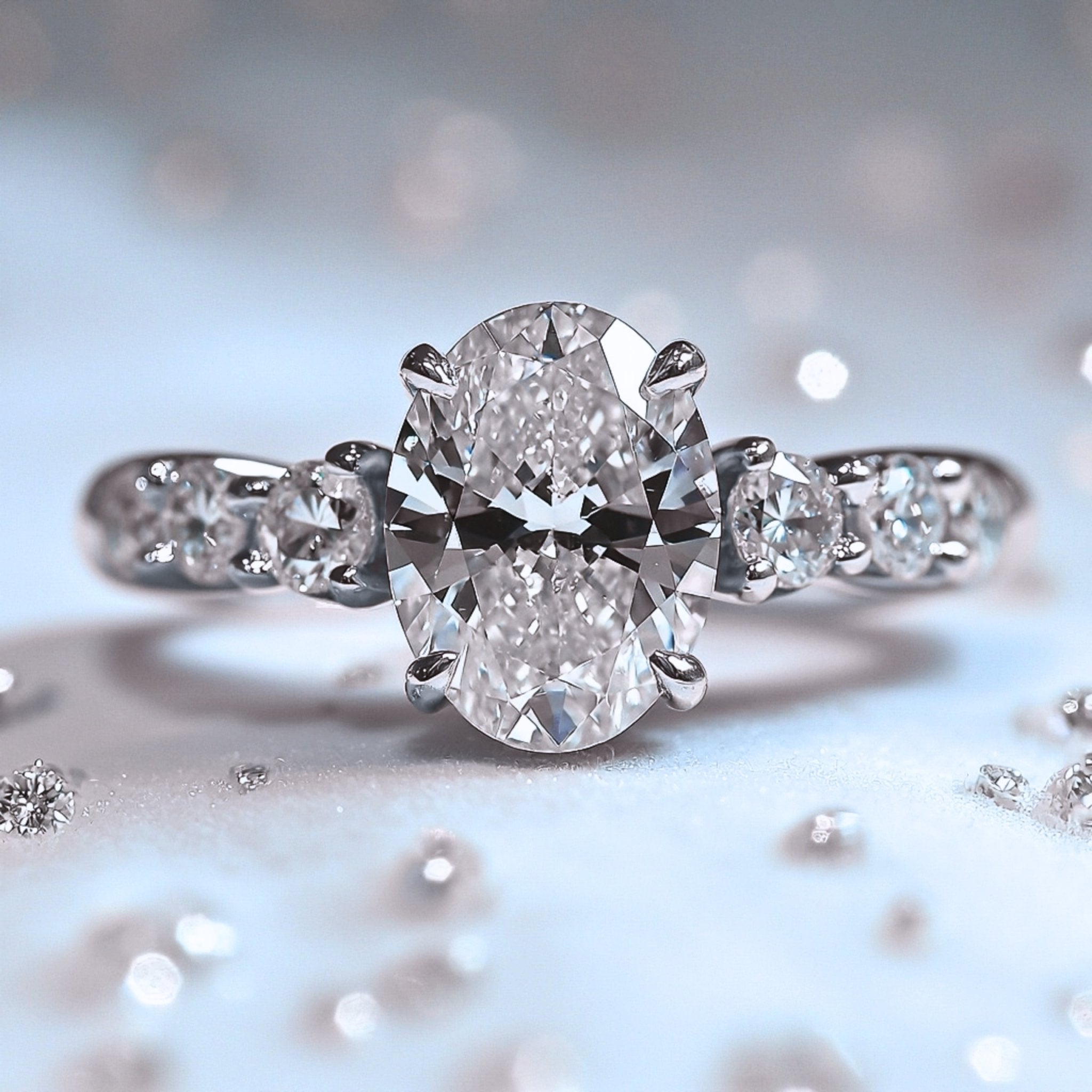 Ice whisper Ring - Oore Jewelry