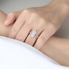 Vintage Bypass Vine Marquise Lab Grown Diamond 14K Rose Gold Engagement Ring