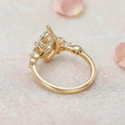 Vintage Milgrain Marquise Lab Grown Diamond 14K Yellow Gold Engagement Ring