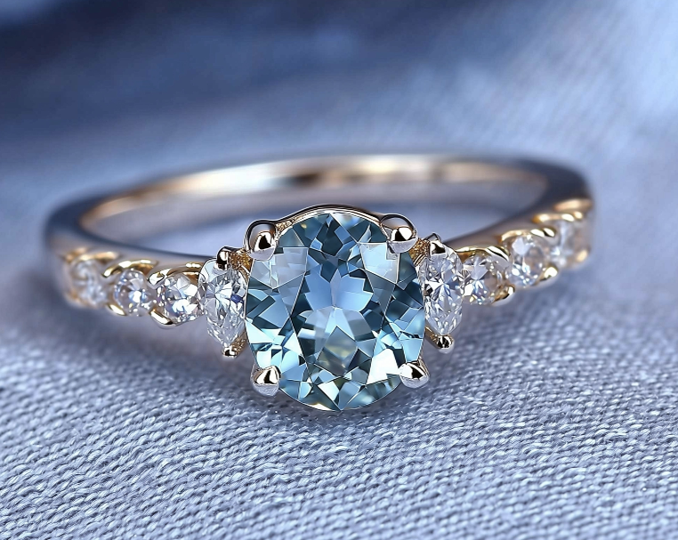 Aurora Kiss 925 Sterling Silver Engagement Ring