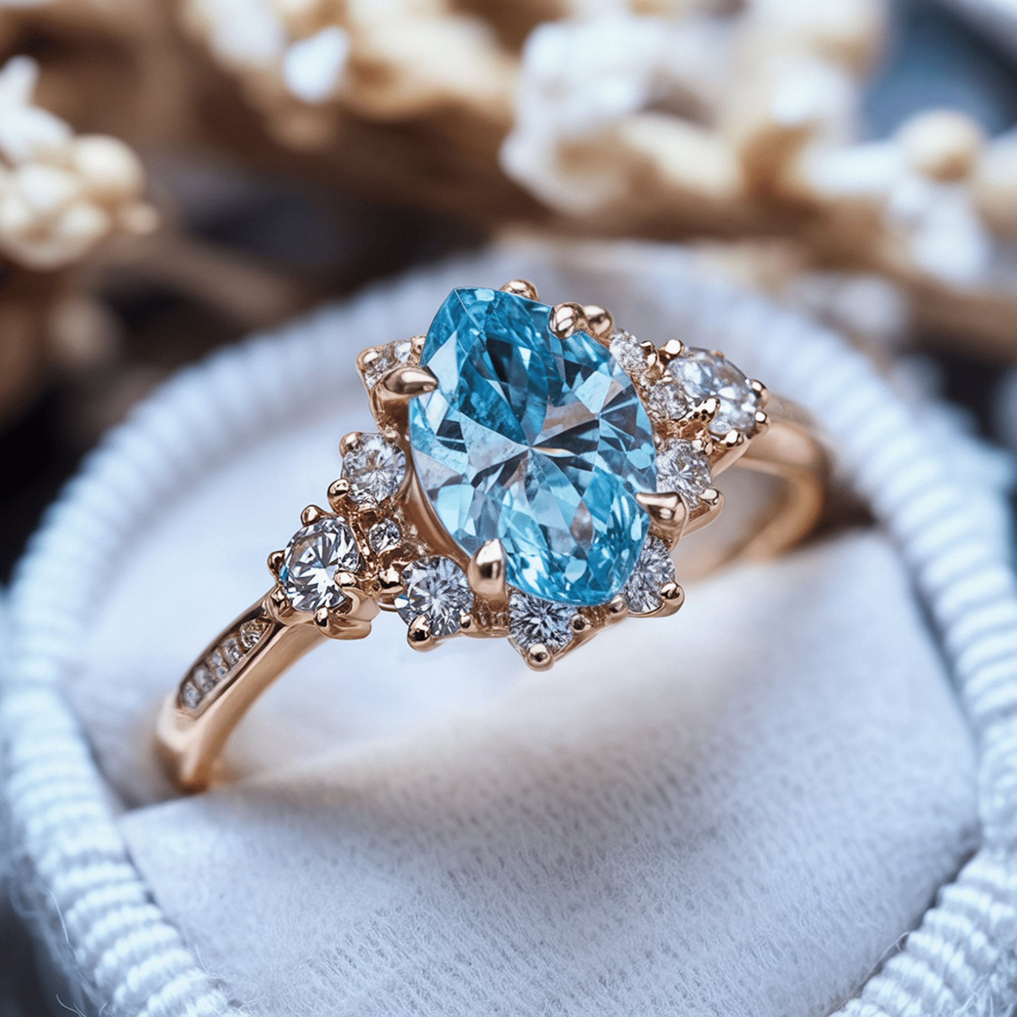 Ocean Flame Ring - Oore Jewelry