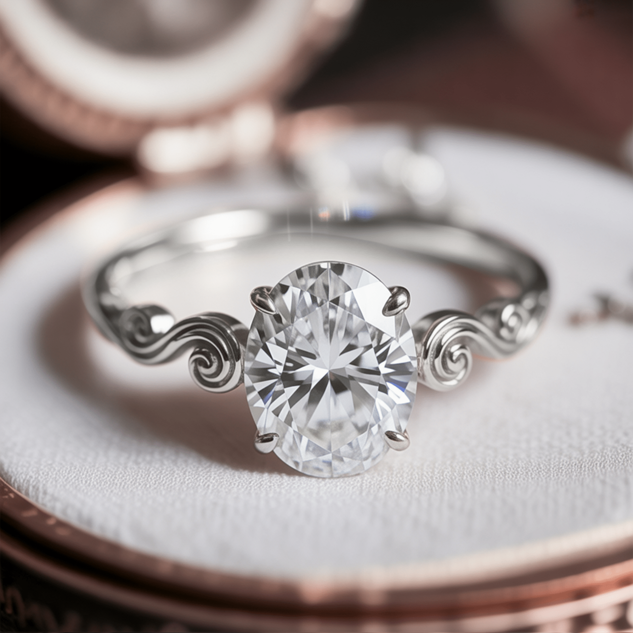 Wavy Glow Ring - Oore Jewelry