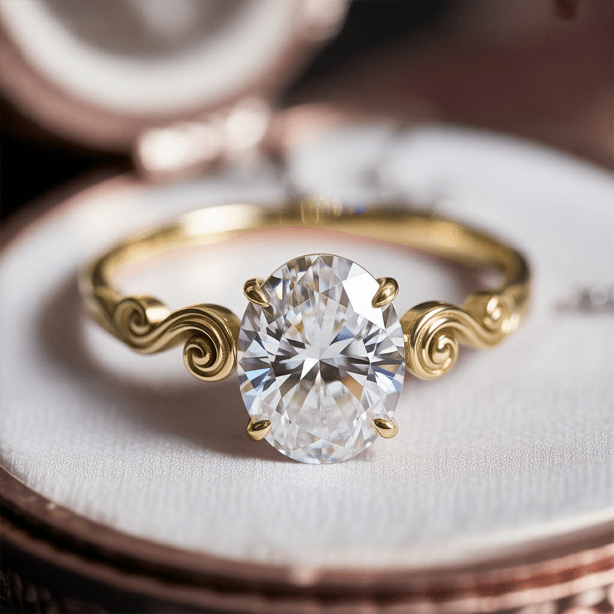 Wavy Glow Ring - Oore Jewelry