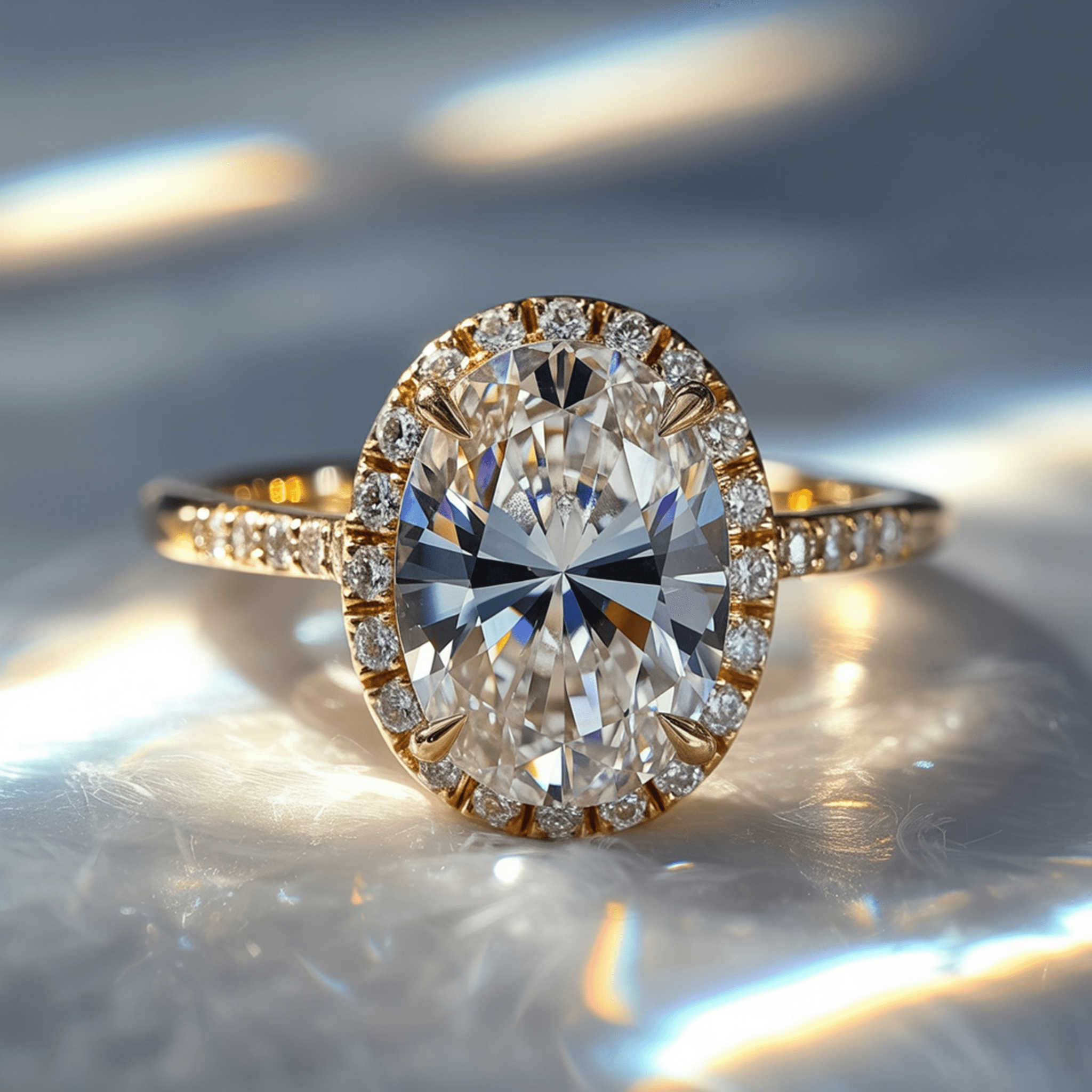 Twilight Halo Ring - Oore Jewelry