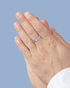 Unique floral 925 Sterling Silver engagement rings Nature inspired Wedding Band with Emeralds For Men