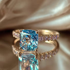 Flare Crest 925 Sterling Silver Engagement Ring