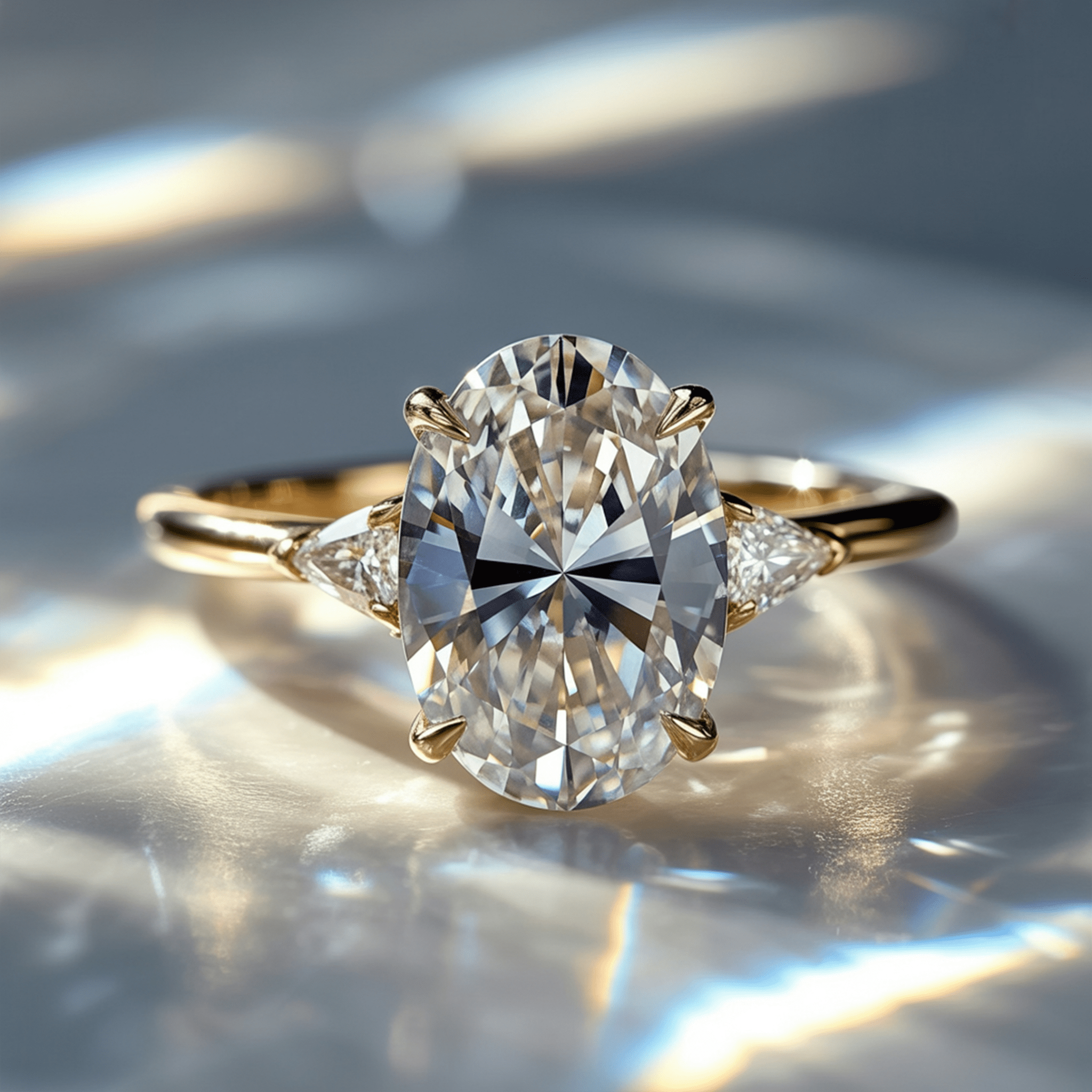 Frosted Flame Ring - Oore Jewelry