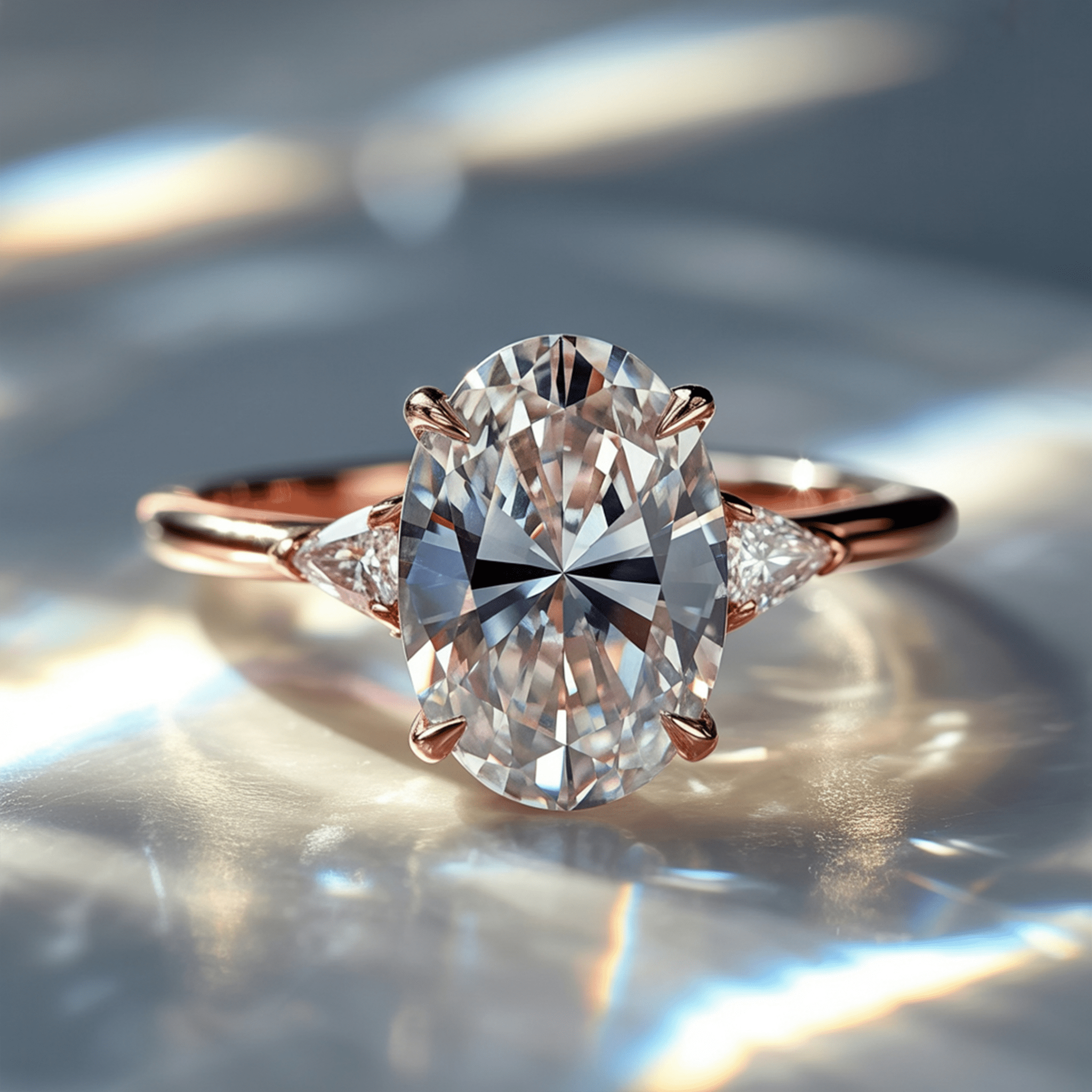 Frosted Flame Ring - Oore Jewelry