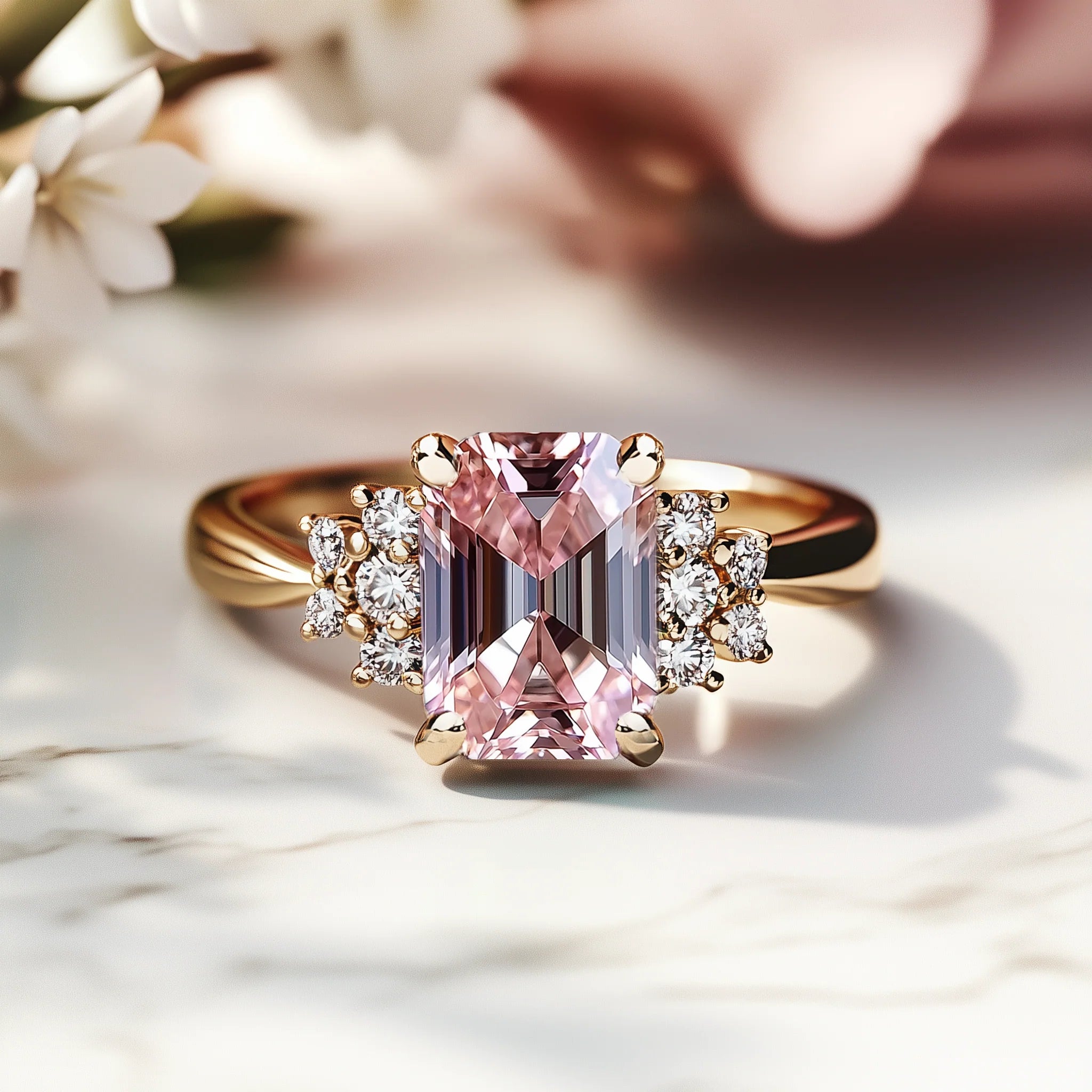 Velvet Mist 18K Yellow Gold Ring