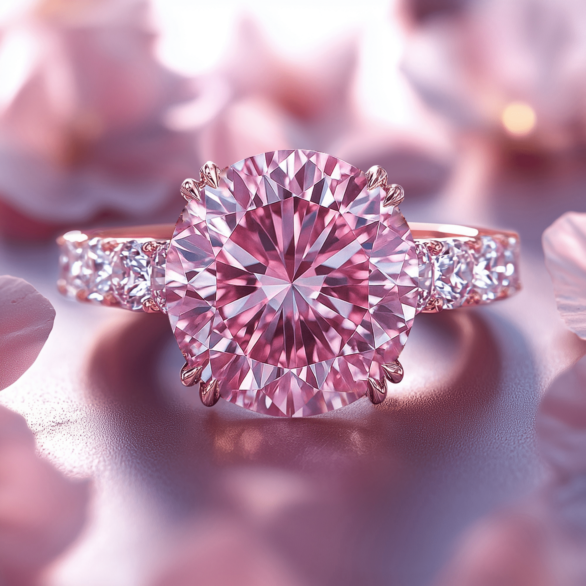 Blush Flame Ring - Oore Jewelry