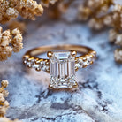 Glint Edge 18K Yellow Gold Engagement Ring